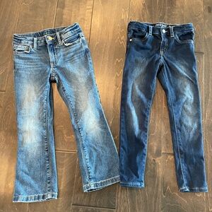 Children's Blue Denim Jeans adjustable waist Set